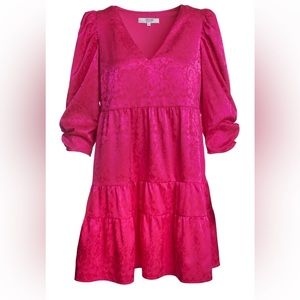 Crosby by Mollie Burch Bissy Dress in Magenta Magic